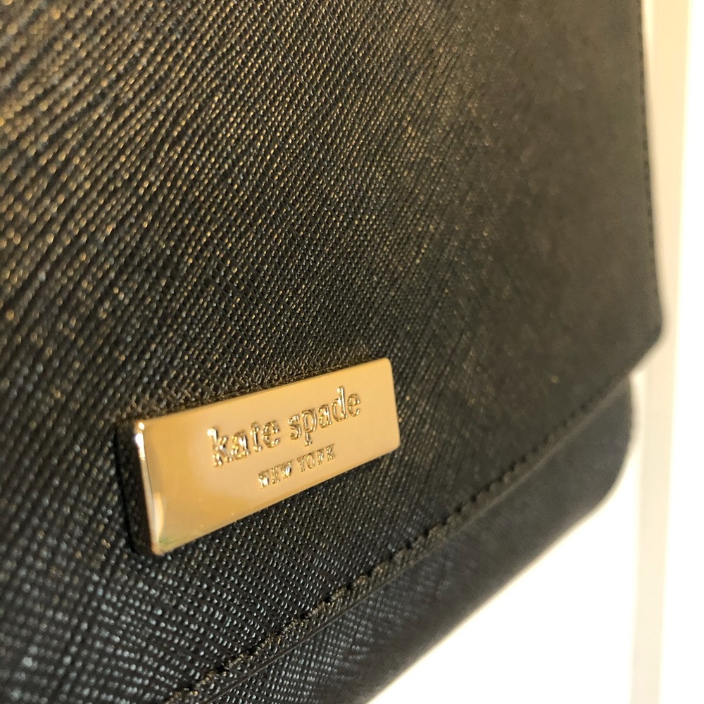 Kate Spade Laurel Way Greer Convertible Crossbody Purse in Black - Picture 10 of 12